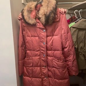 pink parka